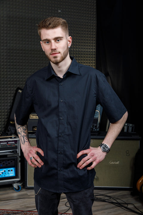 The Organic Short-Sleeved Shirt - Grösse M + L + XL