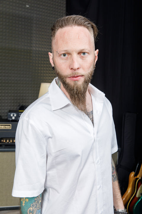 The Organic Short-Sleeved Shirt - Grösse M + L