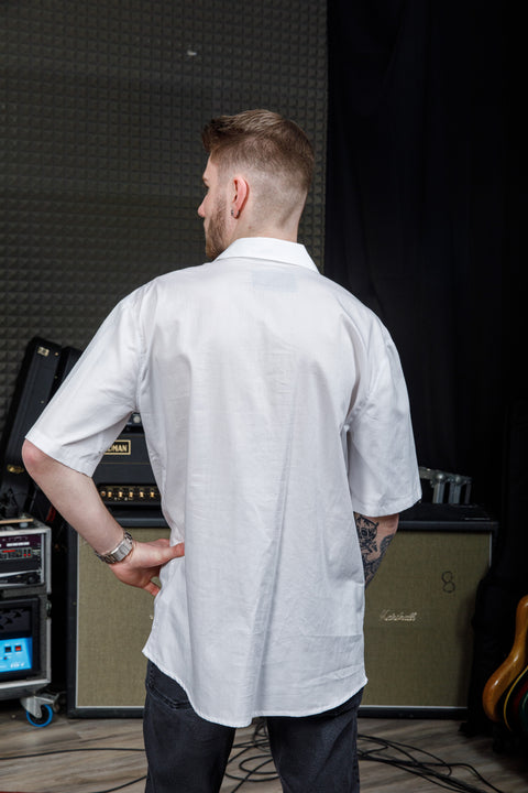 The Organic Short-Sleeved Shirt - Grösse M + L