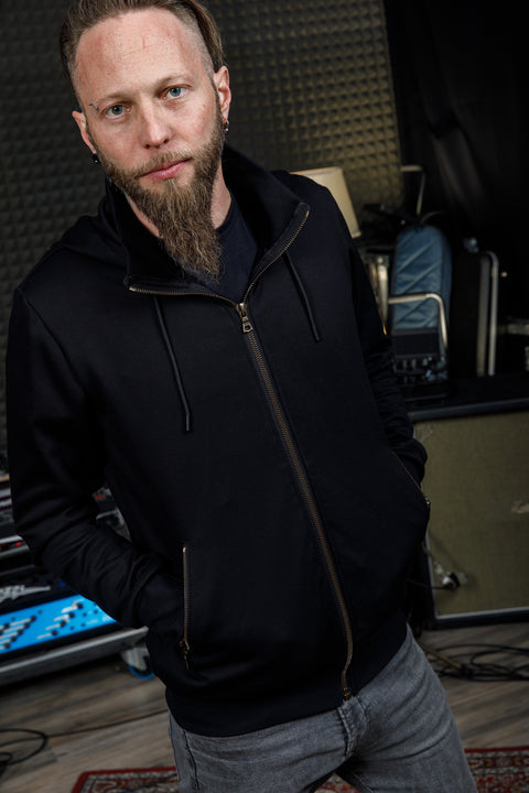 The Bronze Zipper Hoodie - Grösse M