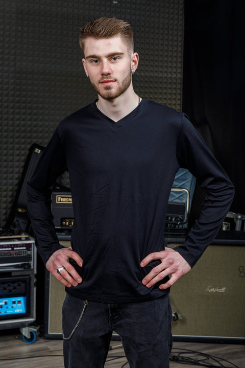 The Supreme V-Neck Longsleeve - Grösse M + L